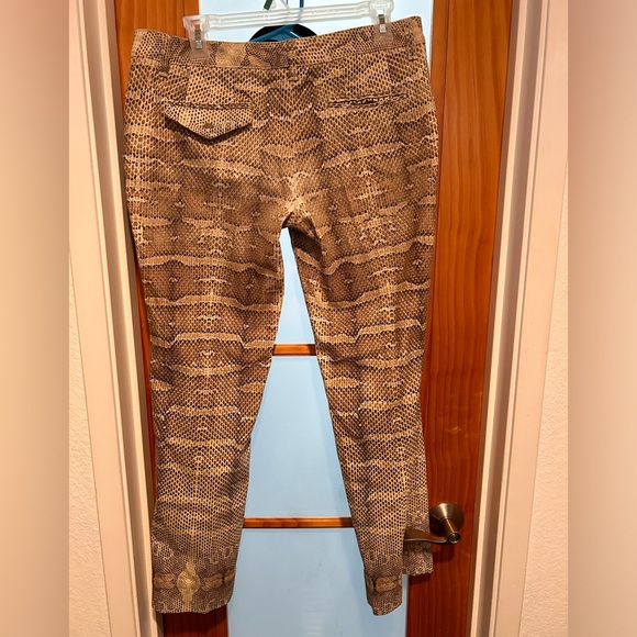 Roberto Cavalli Snake Print Trousers Size IT 44 US 8 - Picture 3 of 8